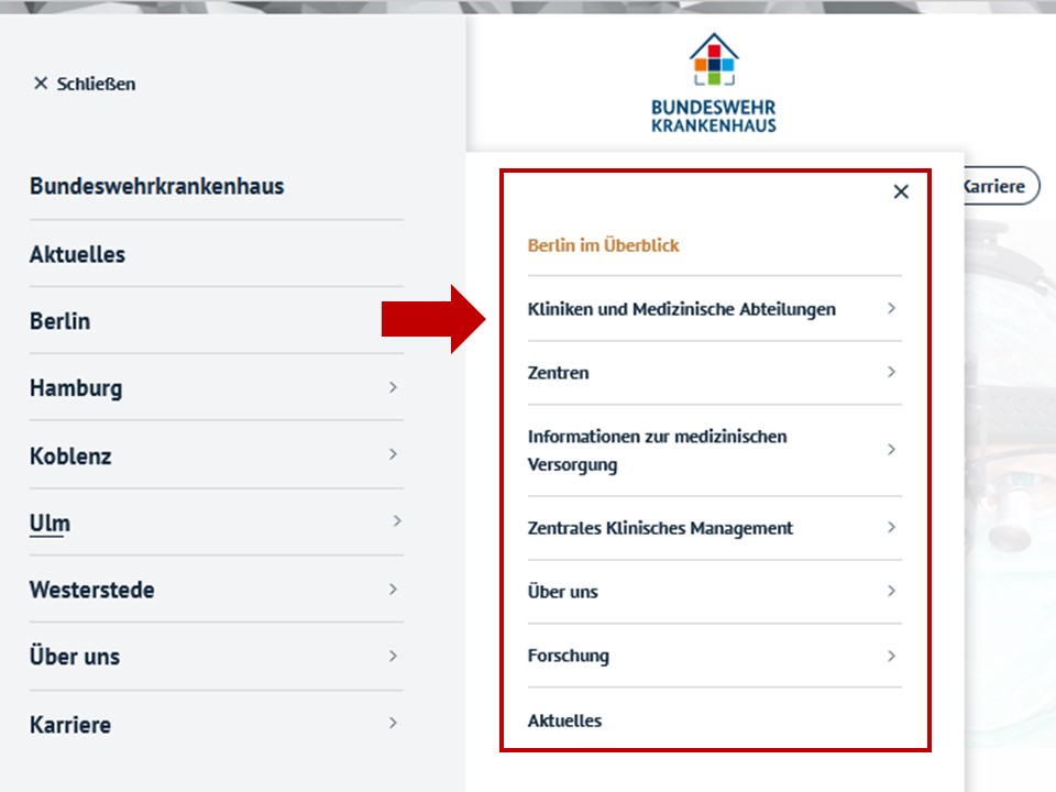 Klicken Sie für weitere Informationen auf die Felder