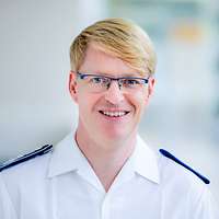 Leiter Pneumologie Oberfeldarzt Dr. med Daniel Gagiannis in der Klinik für Innere Medizin am Bundeswehrkrankenhaus Ulm