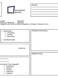 Anmeldung Tumorkonferenz