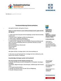 Terminvereinbarung