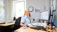 Soldatin der Stabsabteilung am Bundeswehrkrankenhaus Berlin Soldatin der Stabsabteilung am Bundeswehrkrankenhaus Berlin
