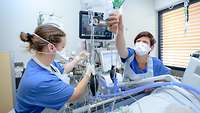Intensivstation in der Klinik für Allgemein-, Viszeral- und Thoraxchirurgie am BundeswehrZentralkrankenhaus Koblenz Intensivstation in der Klinik für Allgemein-, Viszeral- und Thoraxchirurgie am BundeswehrZentralkrankenhaus Koblenz