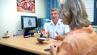 Sprechstunde in der Klinik für Herzchirurgie am BundeswehrZentralkrankenhaus Koblenz