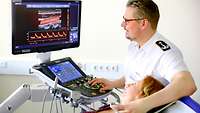 Sonographie in der Klinik für Neurologie am BundeswehrZentralkrankenhaus Koblenz