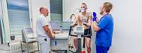 Elektrokardiogramm in der Klinik für Innere Medizin am Bundeswehrkrankenhaus Westerstede