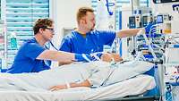 Intensivpflege in der Klinik für Anästhesie, Intensiv-, und Notfallmedizin