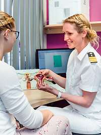 Sprechstunde in der Abteilung für Gynäkologie und Geburtshilfe am Bundeswehrkrankenhaus Westerstede Sprechstunde in der Abteilung für Gynäkologie und Geburtshilfe am Bundeswehrkrankenhaus Westerstede