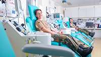 Doppel-Erythrozyt-Apherese in der Abteilung für Transfusionsmedizin und Hämotherapie am BundeswehrZentralkrankenhaus Koblenz Doppel-Erythrozyt-Apherese in der Abteilung für Transfusionsmedizin und Hämotherapie am BundeswehrZentralkrankenhaus Koblenz