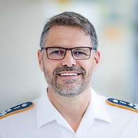 Leiter Rettungsdienst Oberfeldarzt PD Dr. Björn Hossfeld vom Bundeswehrkrankenhaus Ulm