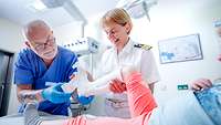 Ambulante Behandlung in der Klinik für Orthopädie und Unfallchirurgie am Bundeswehrkrankenhaus Westerstede Ambulante Behandlung in der Klinik für Orthopädie und Unfallchirurgie am Bundeswehrkrankenhaus Westerstede