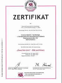 Zertifizierte Chest Pain Unit Koblenz