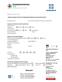 Anmeldung Hämatologische Neoplasien