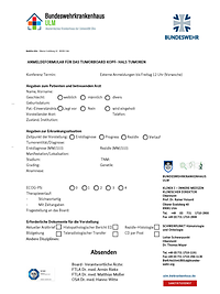 Anmeldung Kopf- Hals Tumoren