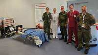 Das Team des Bundeswehrkrankenhauses Hamburg