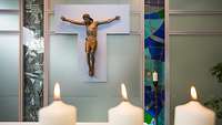 Kreuz in der Krankenhauskapelle