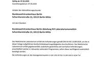 Anlage Akkreditierung DAkkS Bundeswehrkrankenhaus Berlin Abteilung XVI Laboratoriumsmedizin