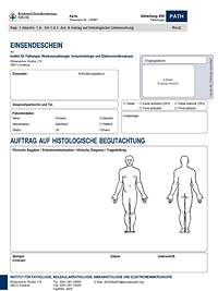 Einsendeantrag Extern