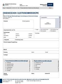 Einsendeschein REM-TEM