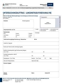 Einsendeschein ASBEST