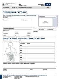 Einsendeantrag Endoskopie