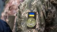 Ein ukrainischer Soldat